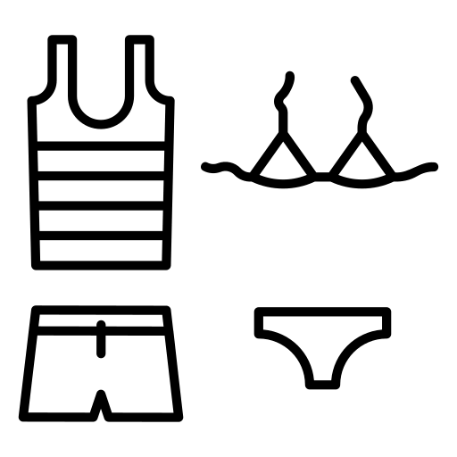 Undergarments inner wear category icon