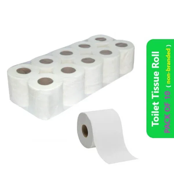 Toilet Tissue Roll Pack of 10 (non-branded)