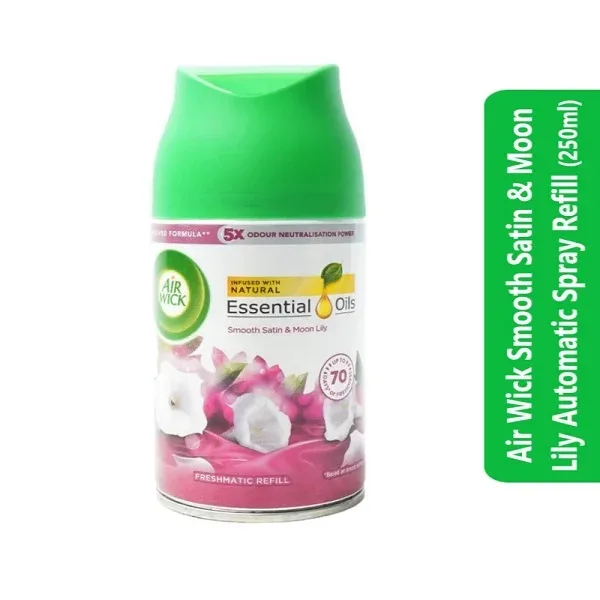 Airwick Smooth Satin & Moon Lily Automatic Spray Refill (250ml)