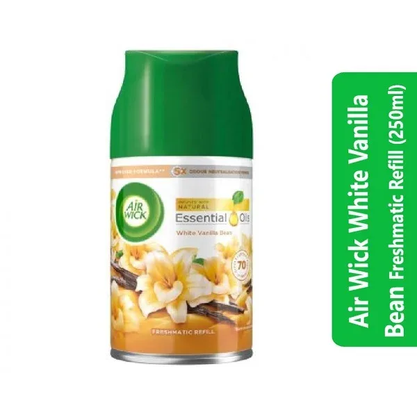 Airwick White Vanilla Bean Freshmatic Refill (250ml)