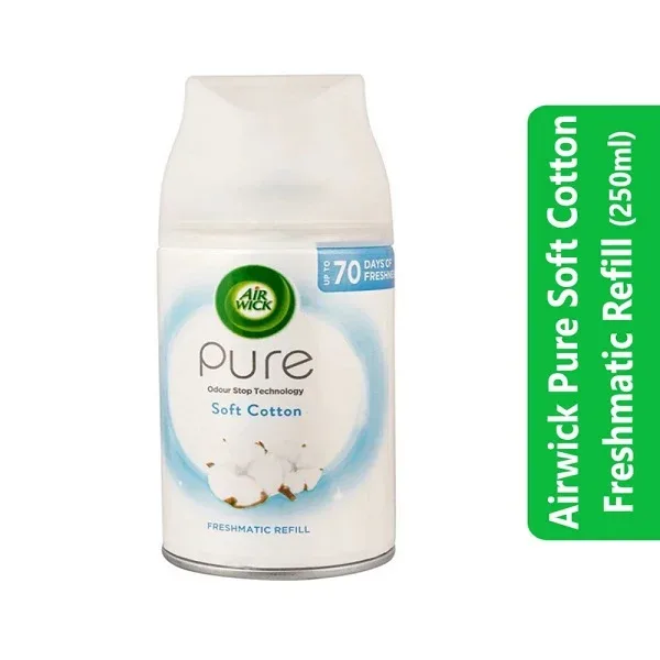 Airwick Pure Soft Cotton Freshmatic Refill (250ml)