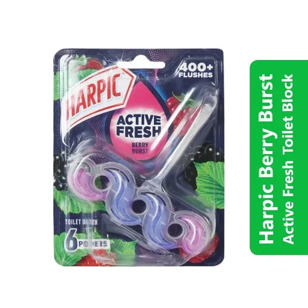 Harpic Berry Burst Active Fresh Toilet Block
