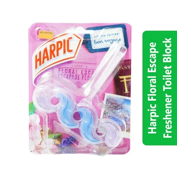 Harpic Floral Escape Freshener Toilet Block