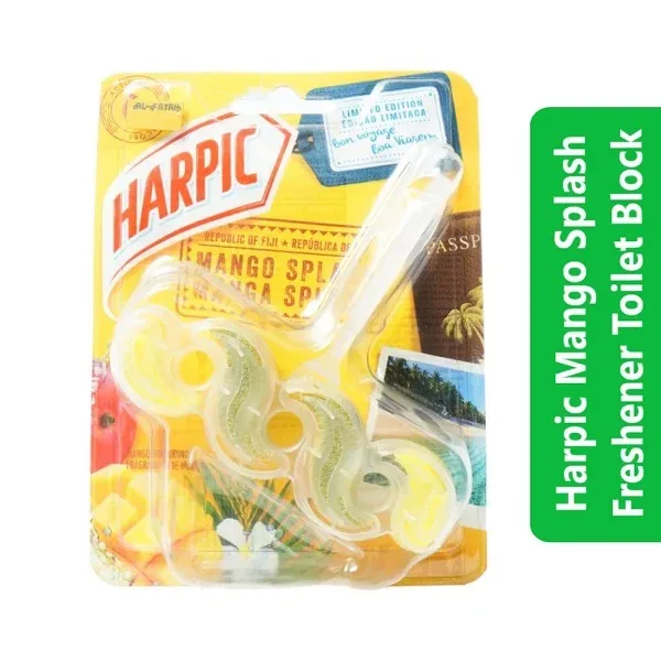 Harpic Mango Splash Freshener Toilet Block