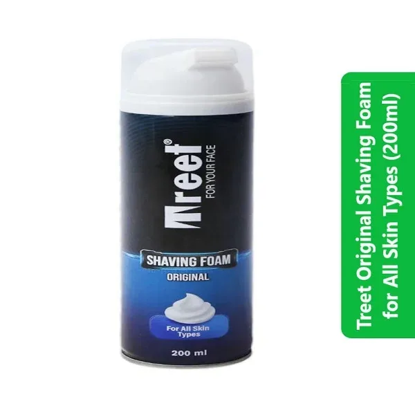 Treet Original Shaving Foam for All Skin Types (200ml)