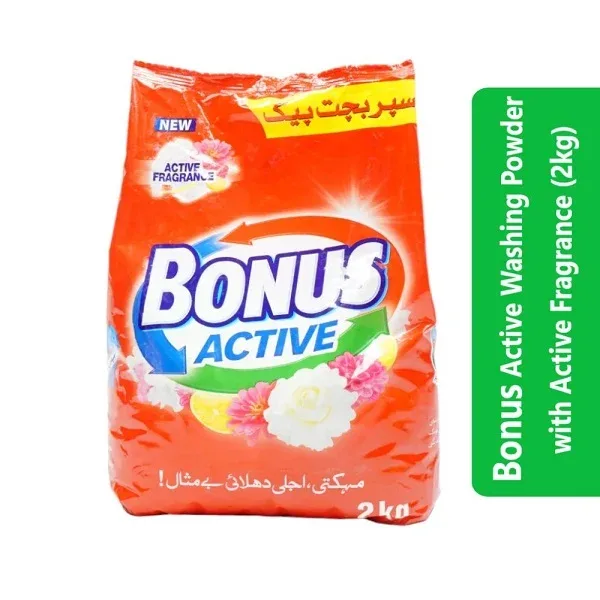 Bonus Active Washing Powder with Active Fragrance (2kg)