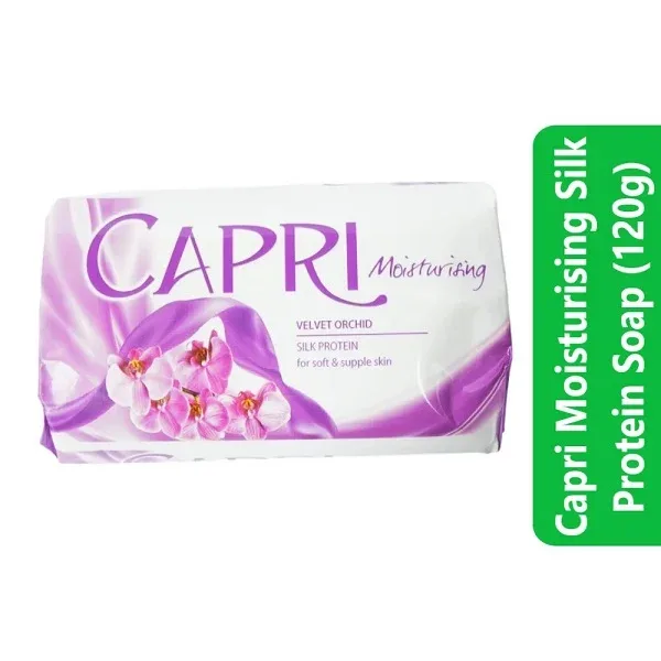 Capri Moisturising Silk Protein Soap (120g)