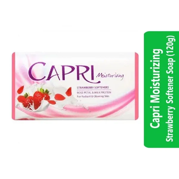 Capri Moisturizing Strawberry Softener Soap (120g)