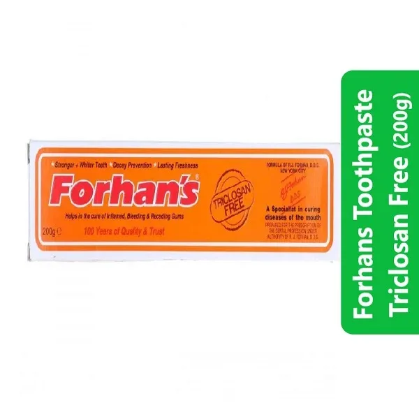 Forhans Toothpaste Triclosan Free (200g)