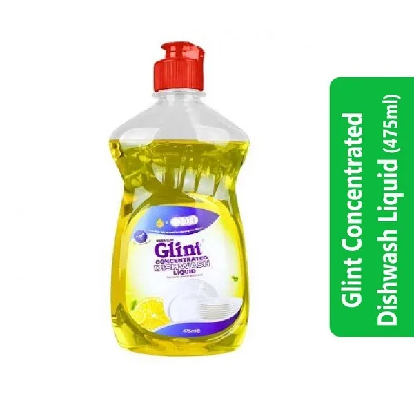 Glint Concentrated Dishwash Liquid (475ml)
