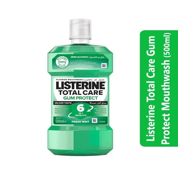 Listerine Total Care Gum Protect Mouthwash (500ml)