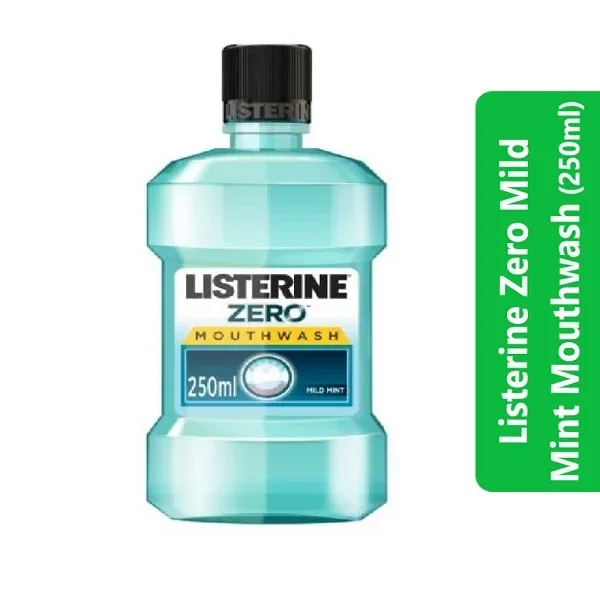 Listerine Zero Mild Mint Mouthwash (250ml)