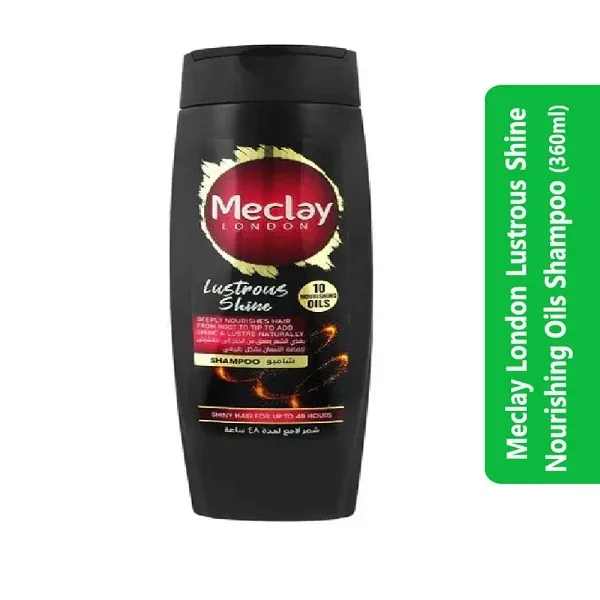 Meclay London Lustrous Shine Nourishing Oils Shampoo (360ml)
