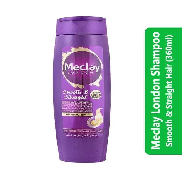 Meclay London Shampoo Smooth & Straight Hair (360ml