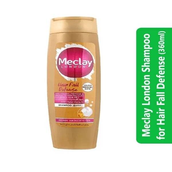 Meclay London Shampoo for Hair Fall Defense (360ml)