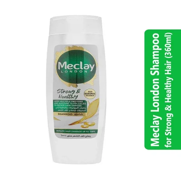 Meclay London Shampoo for Strong & Healthy Hair (360ml)