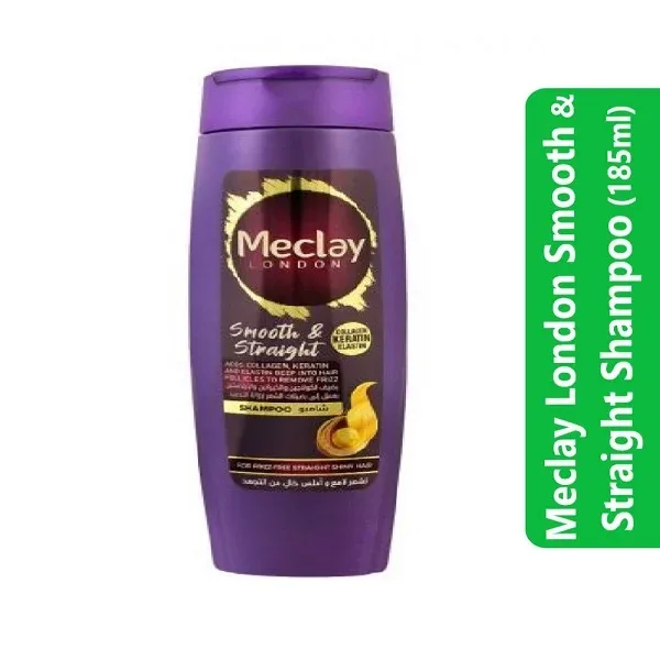 Meclay London Smooth & Straight Shampoo (185ml)