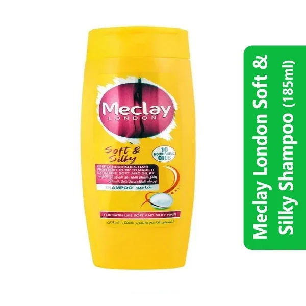 Meclay London Soft & Silky Shampoo (185ml)