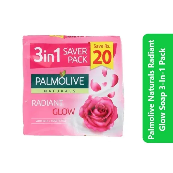 Palmolive Naturals Radiant Glow Soap 3-In-1 Pack (145g)