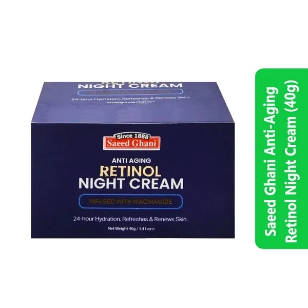 Saeed Ghani Anti-Aging Retinol Night Cream (40g)