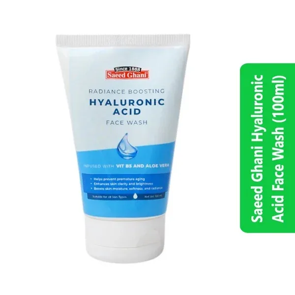 Saeed Ghani Hyaluronic Acid Face Wash (100ml)