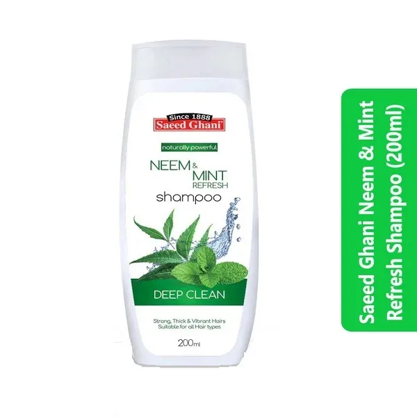 Saeed Ghani Neem & Mint Refresh Shampoo (200ml)