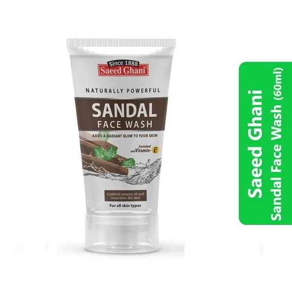 Saeed Ghani Sandal Face Wash (60ml)