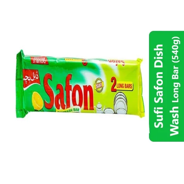 Sufi Safon Dish Wash Long Bar (540g)