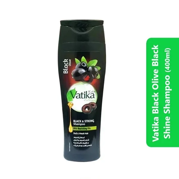 Vatika Black Olive Black Shine Shampoo (400ml)