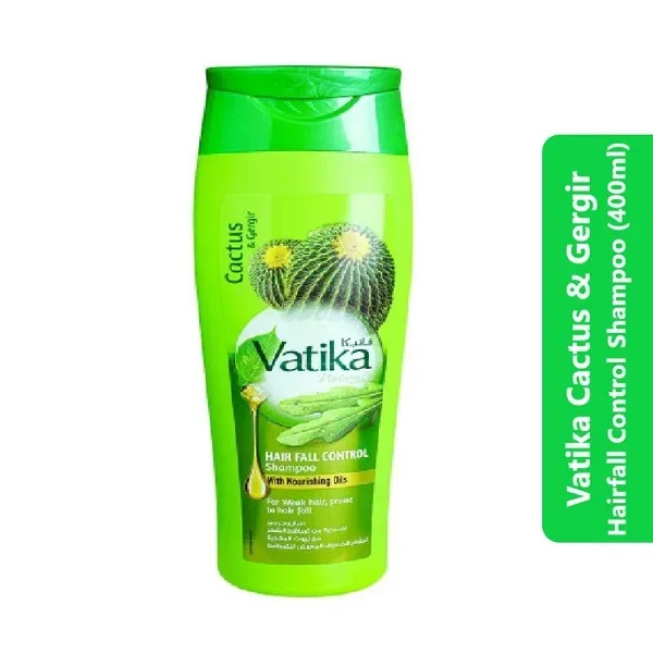 Vatika Cactus & Gergir Hairfall Control Shampoo (400ml)