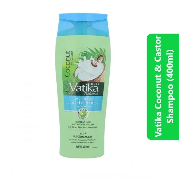 Vatika Coconut & Castor Shampoo (400ml)