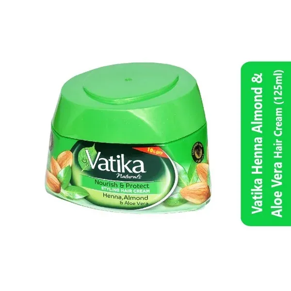 Vatika Henna Almond & Aloe Vera Hair Cream (125ml)