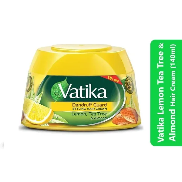 Vatika Lemon Tea Tree & Almond Hair Cream (140ml)
