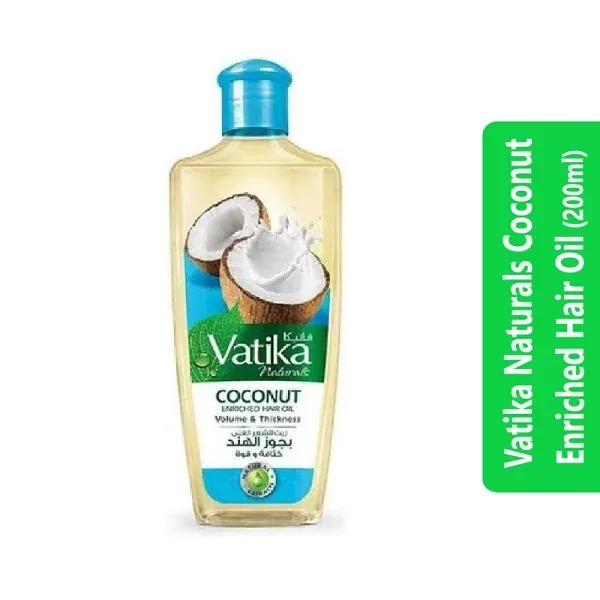 Vatika Naturals Coconut Enriched Hair Oil (200ml)