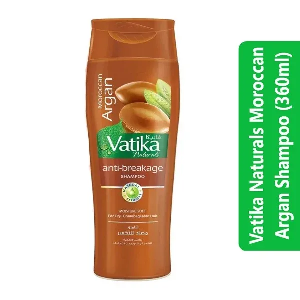 Vatika Naturals Moroccan Argan Shampoo (360ml)
