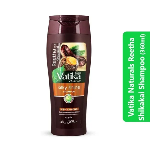 Vatika Naturals Reetha Shikakai Shampoo (360ml)