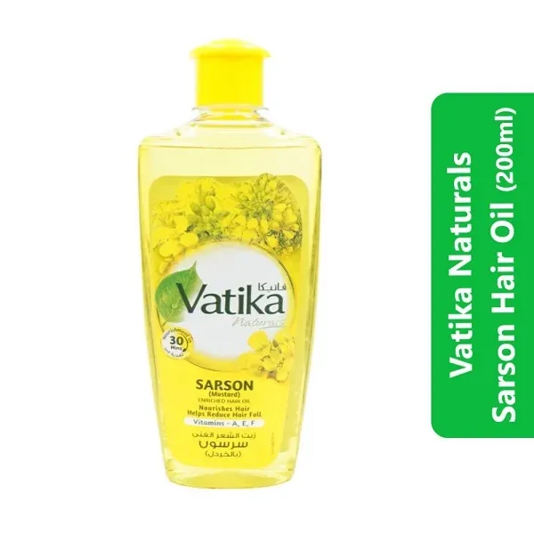 Vatika Naturals Sarson Hair Oil (200ml)