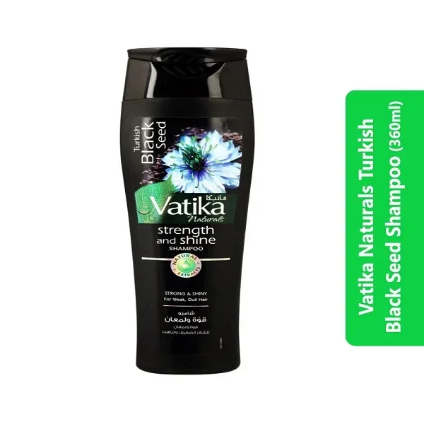 Vatika Naturals Turkish Black Seed Shampoo (360ml)