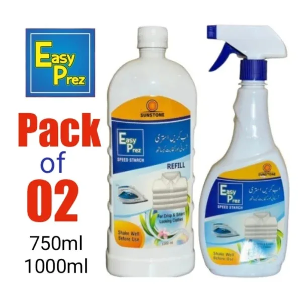 EasyPrez Speed Starch Spray & Refill (Combo Pack)