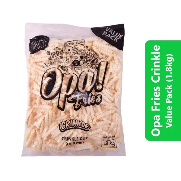 Opa Fries Crinkle Value Pack (1.8kg)