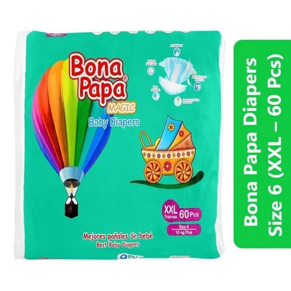 Bona Papa Diapers Size 6 (XXL – 60 Pcs)