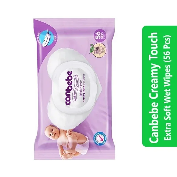Canbebe Creamy Touch Extra Soft Wet Wipes (56 Pcs)