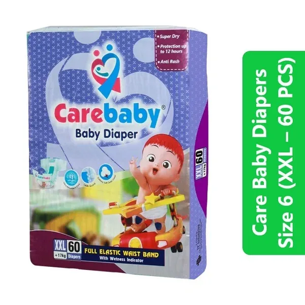 Care Baby Diapers Size 6 (XXL – 60 PCS)