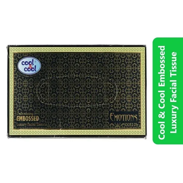 Cool & Cool Embossed Luxury Facial Tissue