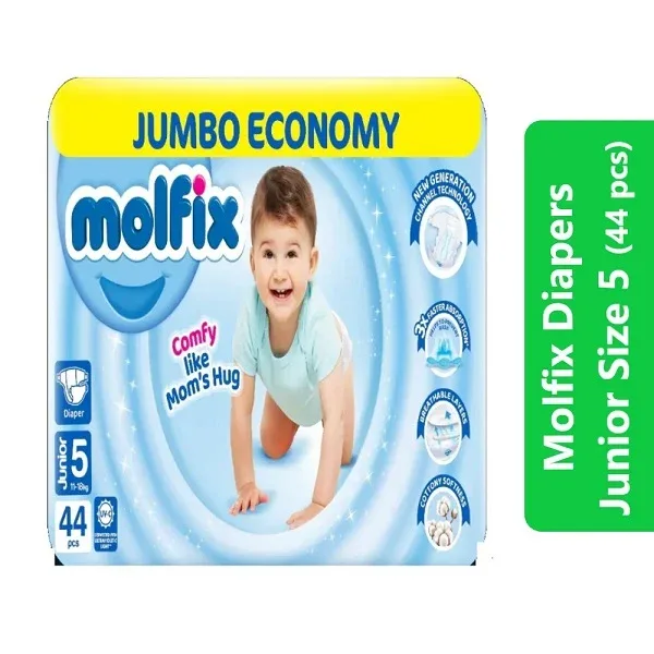 Molfix Diapers Size 5 (Junior – 44 pcs)