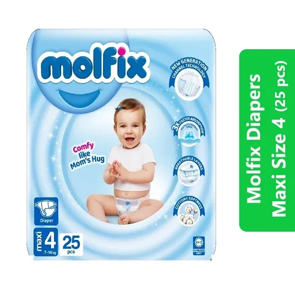 Molfix Diapers Size 4 (Maxi – 25 pcs)