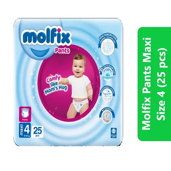 Molfix Pants Size 4 (Maxi – 25 pcs)