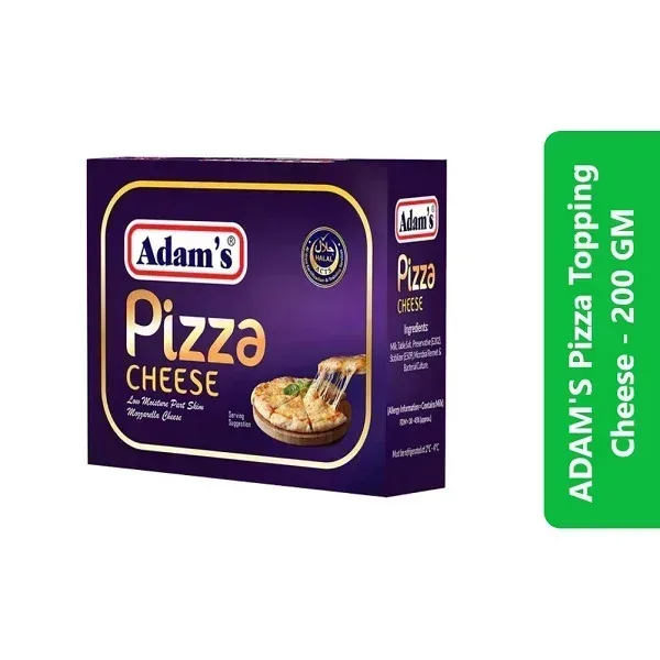 ADAMS Pizza Topping Cheese 200 GM 1 ADAMS Pizza Topping Cheese - 200 GM