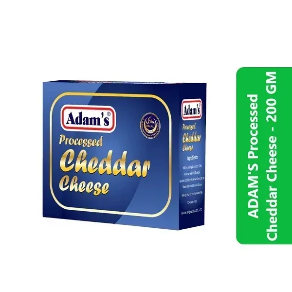 ADAMS Processed Cheddar Cheese - 200 GM 3 ADAMS Processed Cheddar Cheese - 200 GM