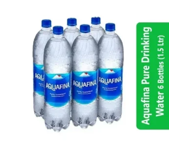 Aquafina Pure Drinking Water 6 Bottles (1.5 Ltr)
